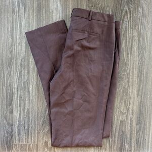 Hugo Boss Purple Pantsuit Elegant Straight Leg Design
